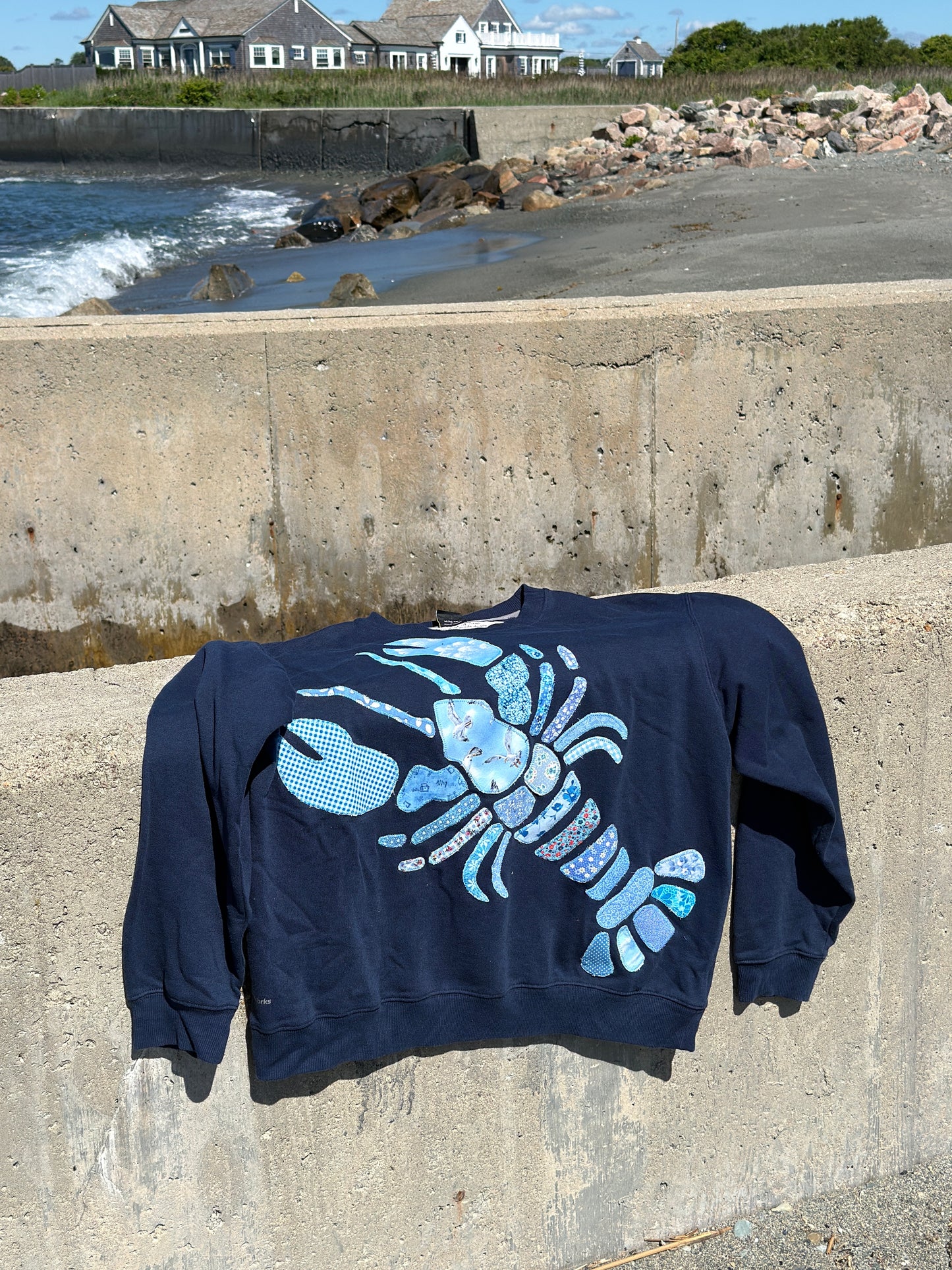 Blue Patchwork Lobster