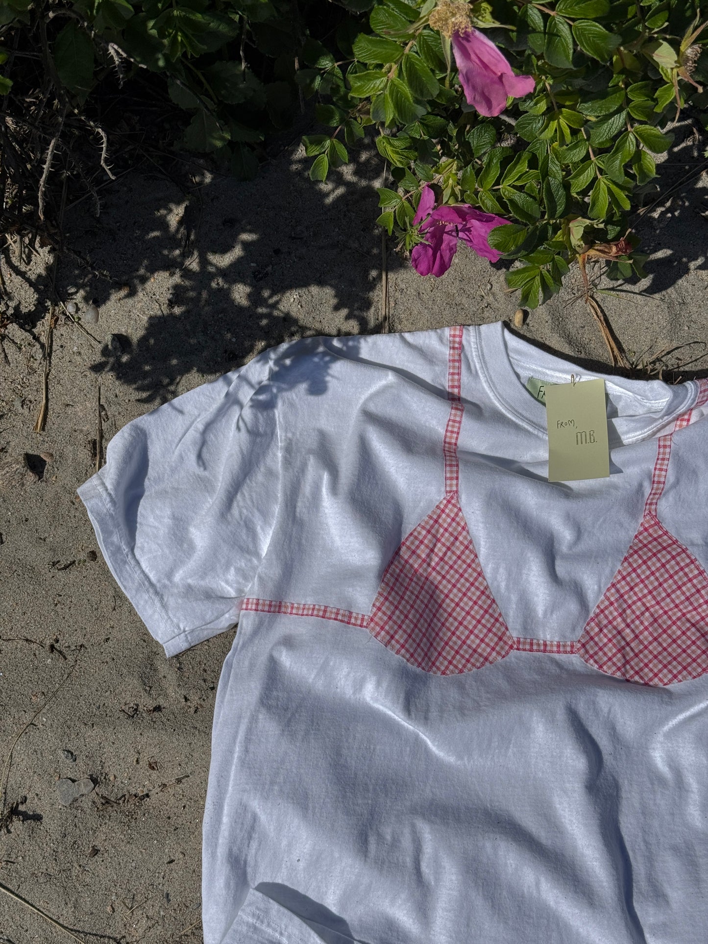 Strawberry Plaid Kini Tee