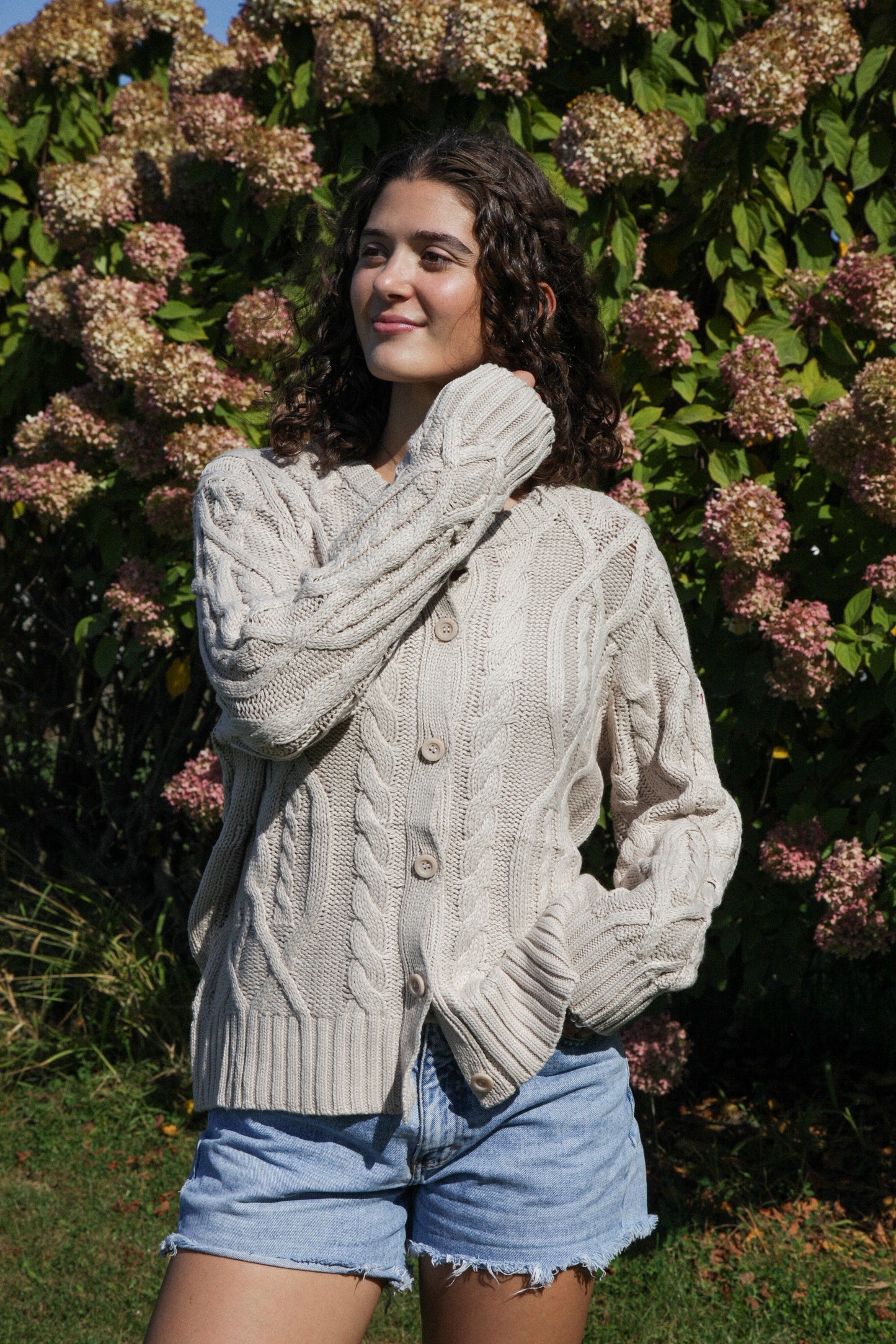 Rory Oatmeal Cardigan
