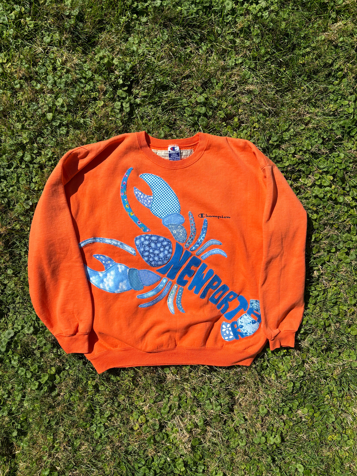 Blue Newport Patchwork Lobster