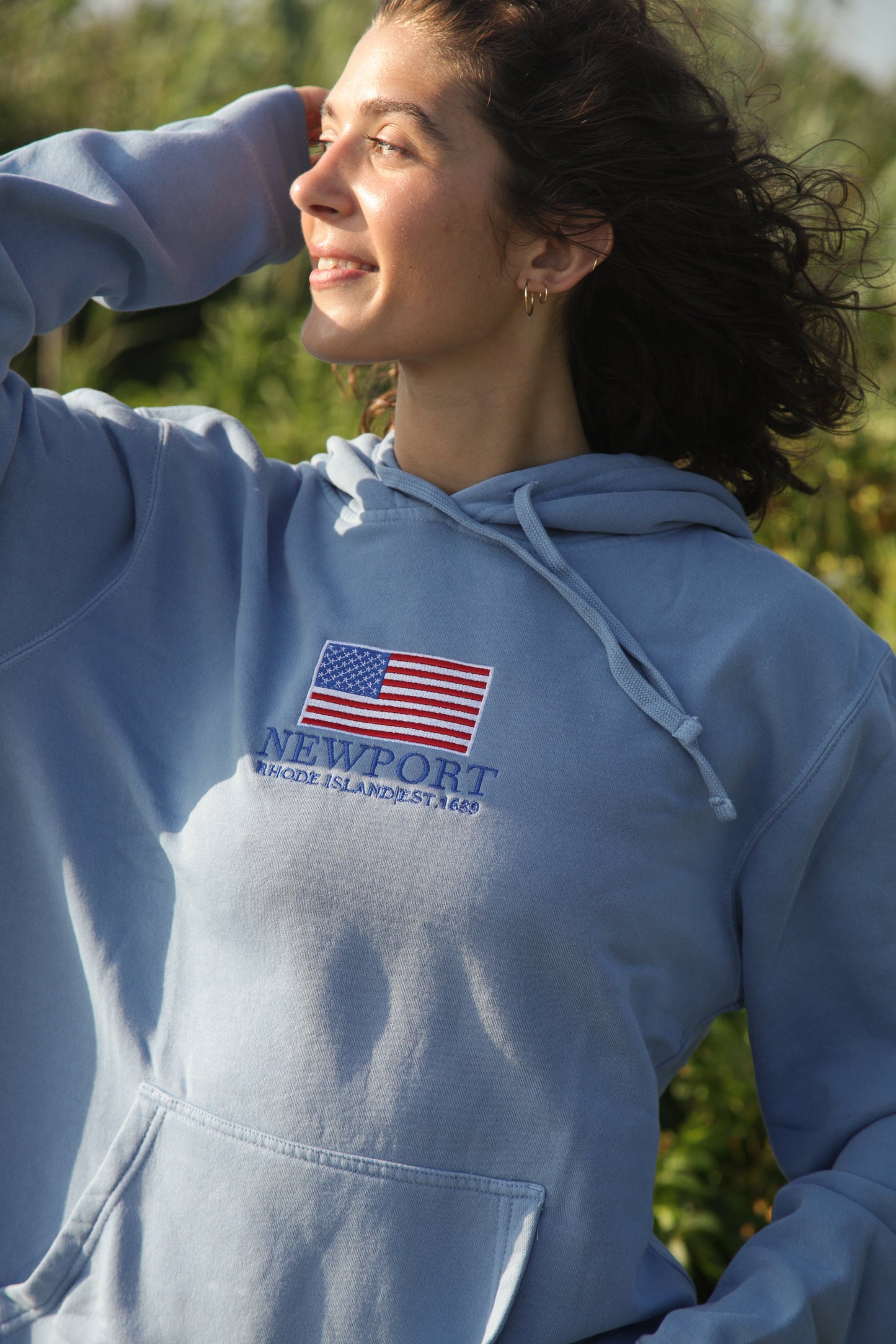 Newport American Flag Hoodie