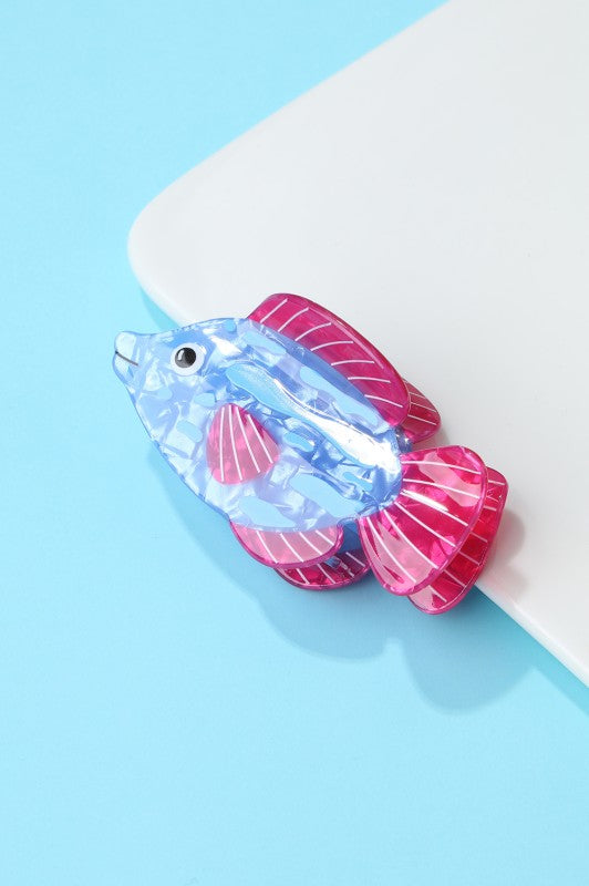 Blue Fish Clip