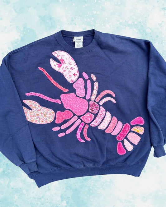 Pink Lobster Patchwork