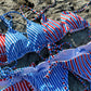 Fourth of July Striped Kini Top