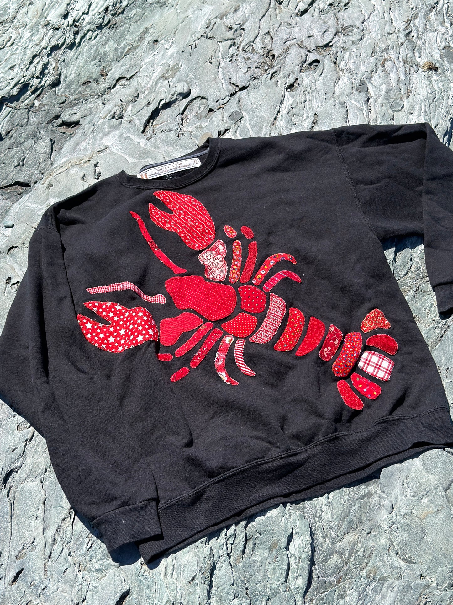 Red Patchwork Lobster