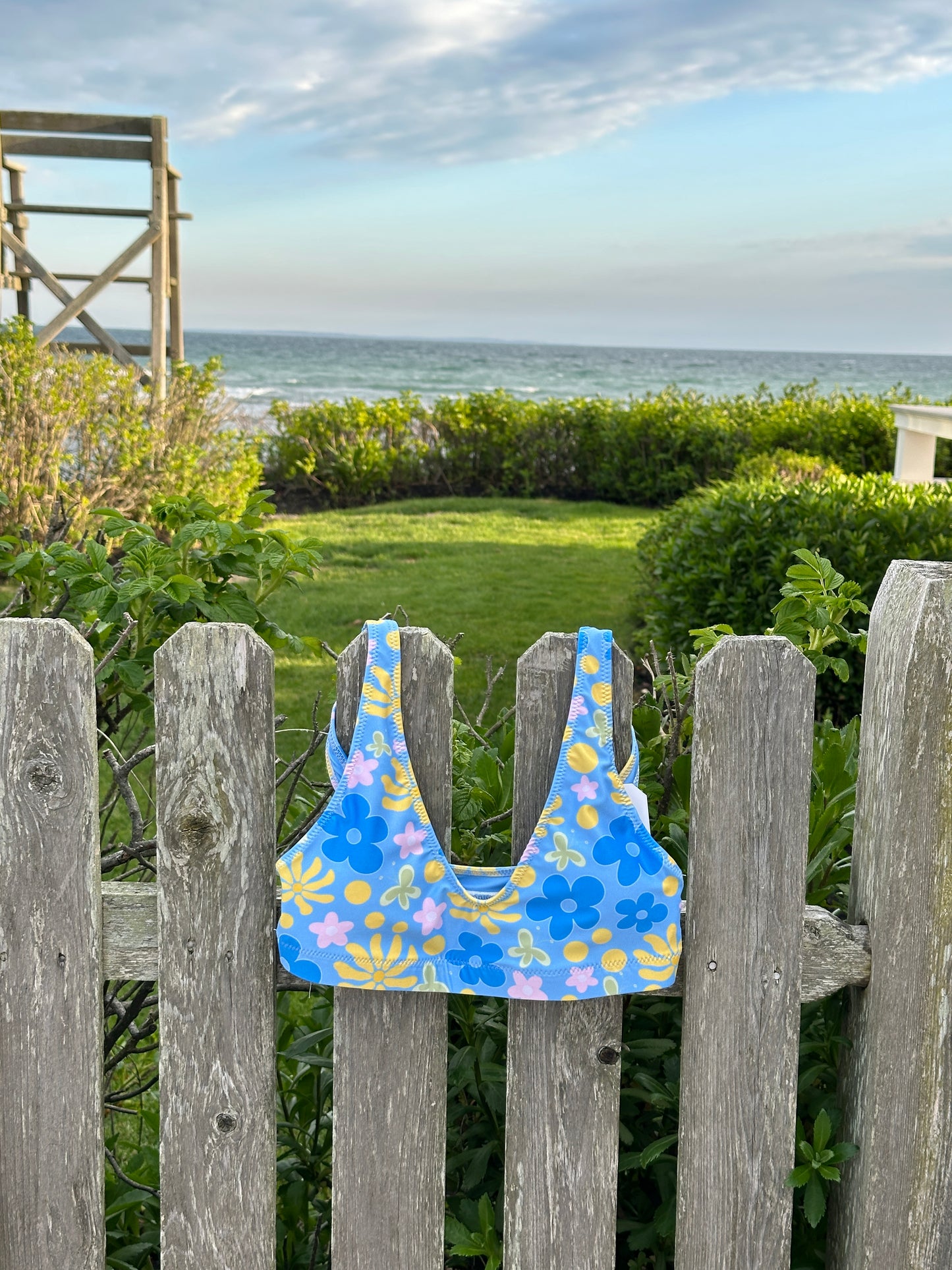 Summer Citrus High Waisted Top