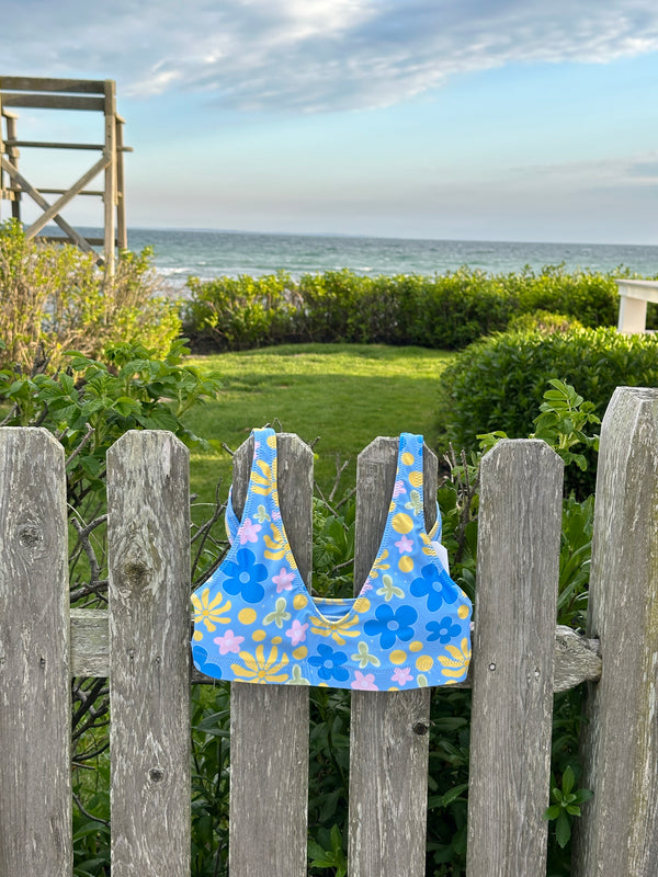 Summer Citrus High Waisted Top