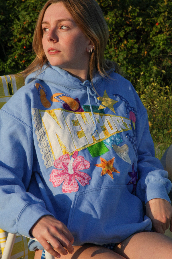 Limited Edition Newport Shark Pennant Hoodie