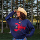 Navy Lobster Sweater