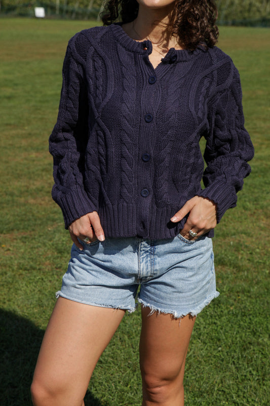 Rory Navy Cardigan
