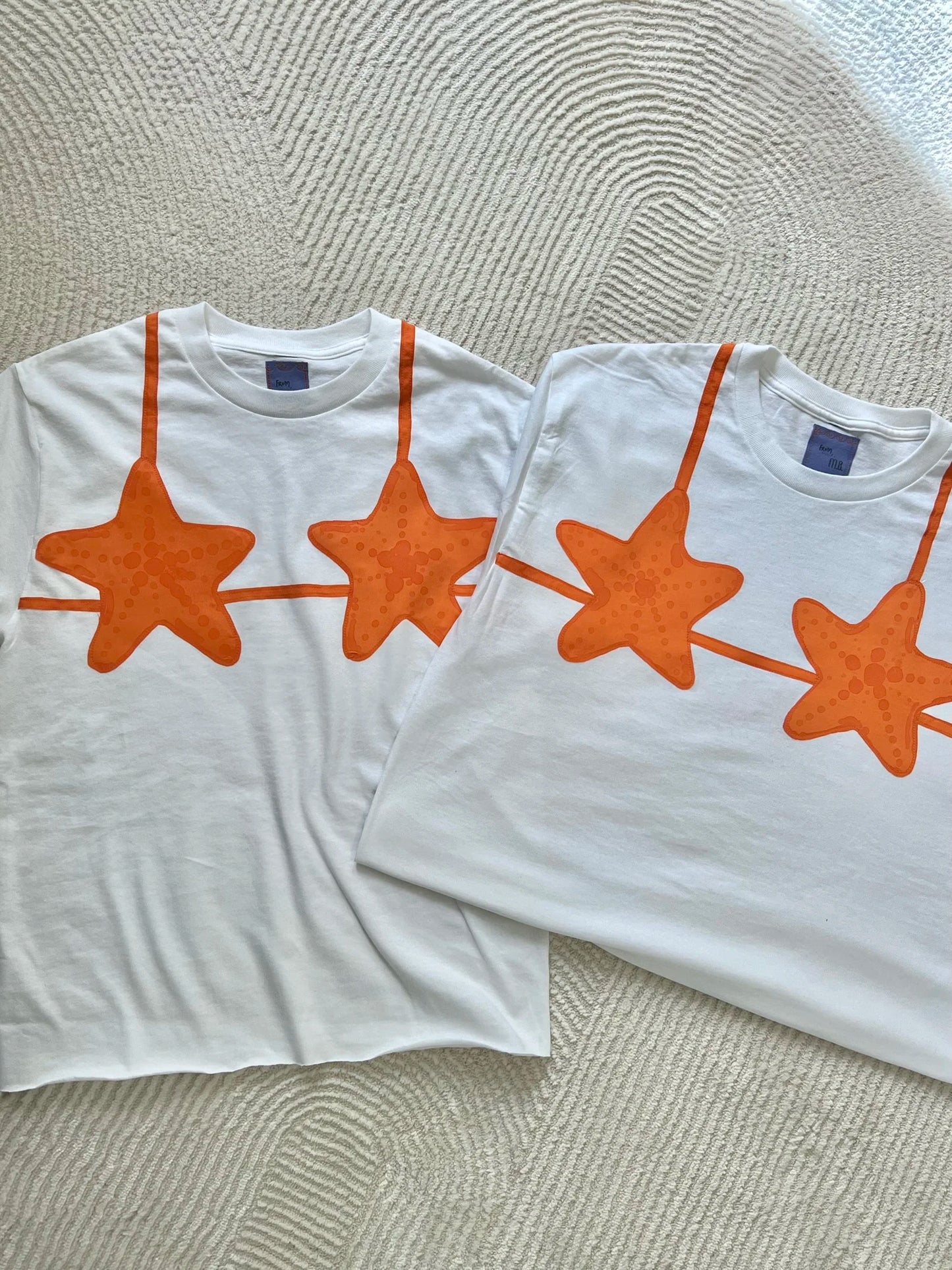Orange Starfish Kini Tee