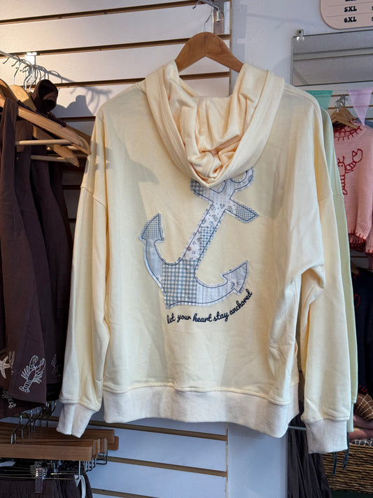 Anchor Patchwork Hoodie