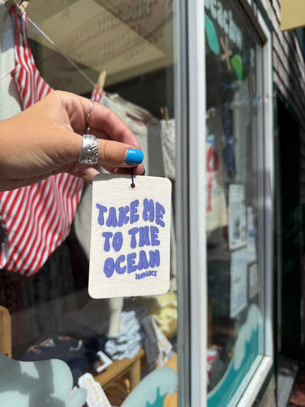 Take Me To The Ocean Air Freshener