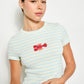Mint Lobster Beaded Tee