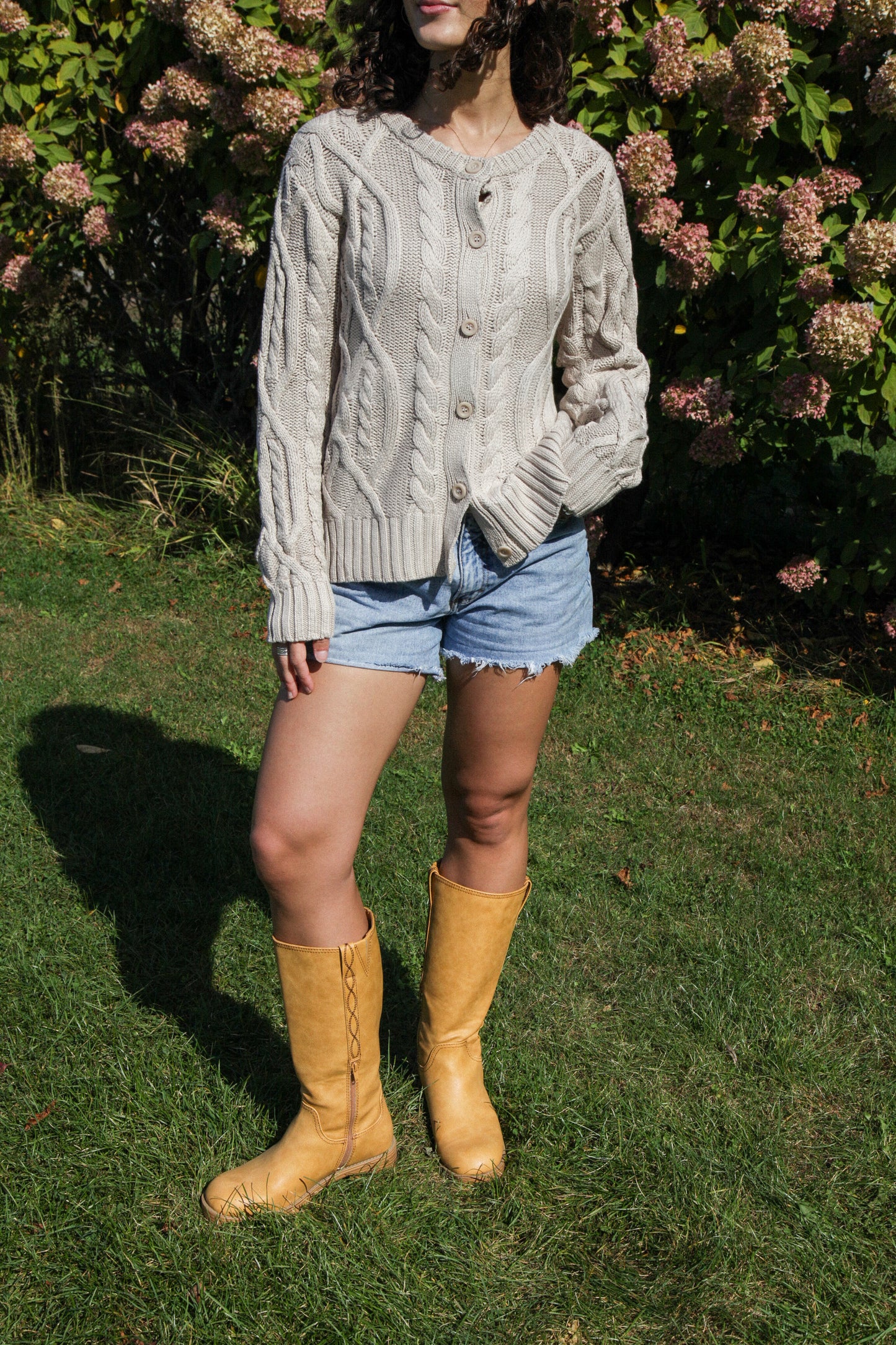 Rory Oatmeal Cardigan