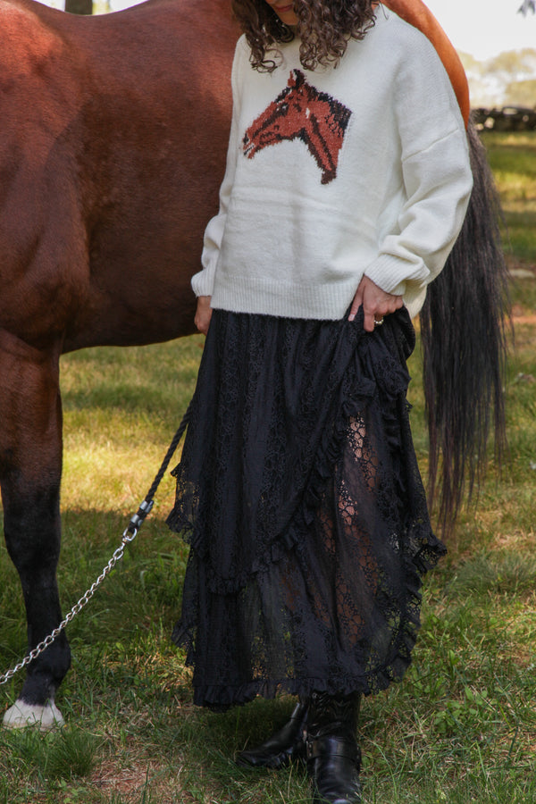 Lacey Tiered Skirt