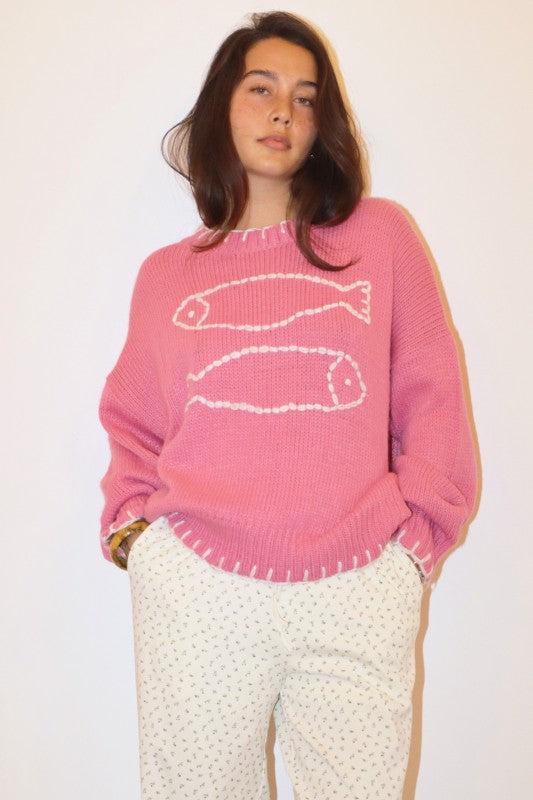 Swedish Fish Sweater