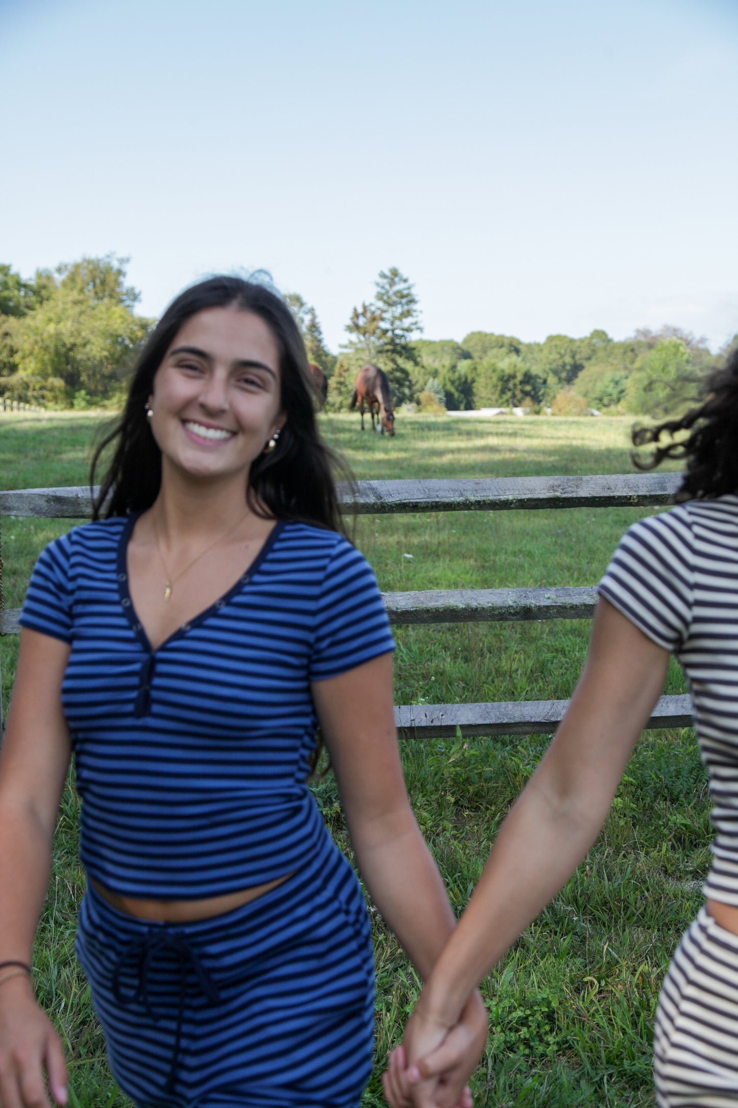 Hay Field Striped Top