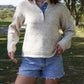 Graham Quarter Button Sweater
