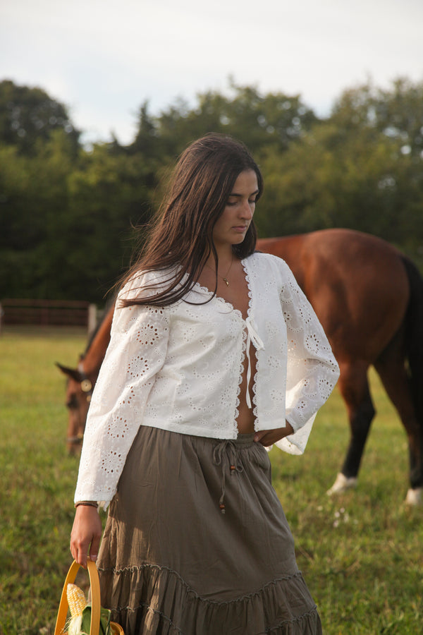 Tracey Eyelet Blouse