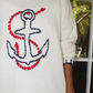 Stitched Anchor Knit Sweater