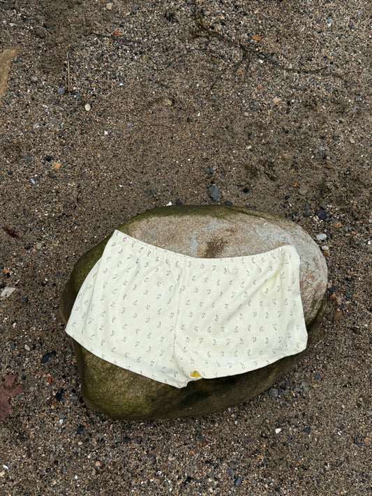 Butter Yellow Bunny Shorts