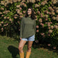 Lorelai Olive Mockneck Sweater