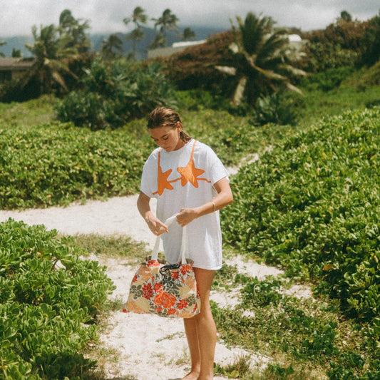 Orange Starfish Kini Tee