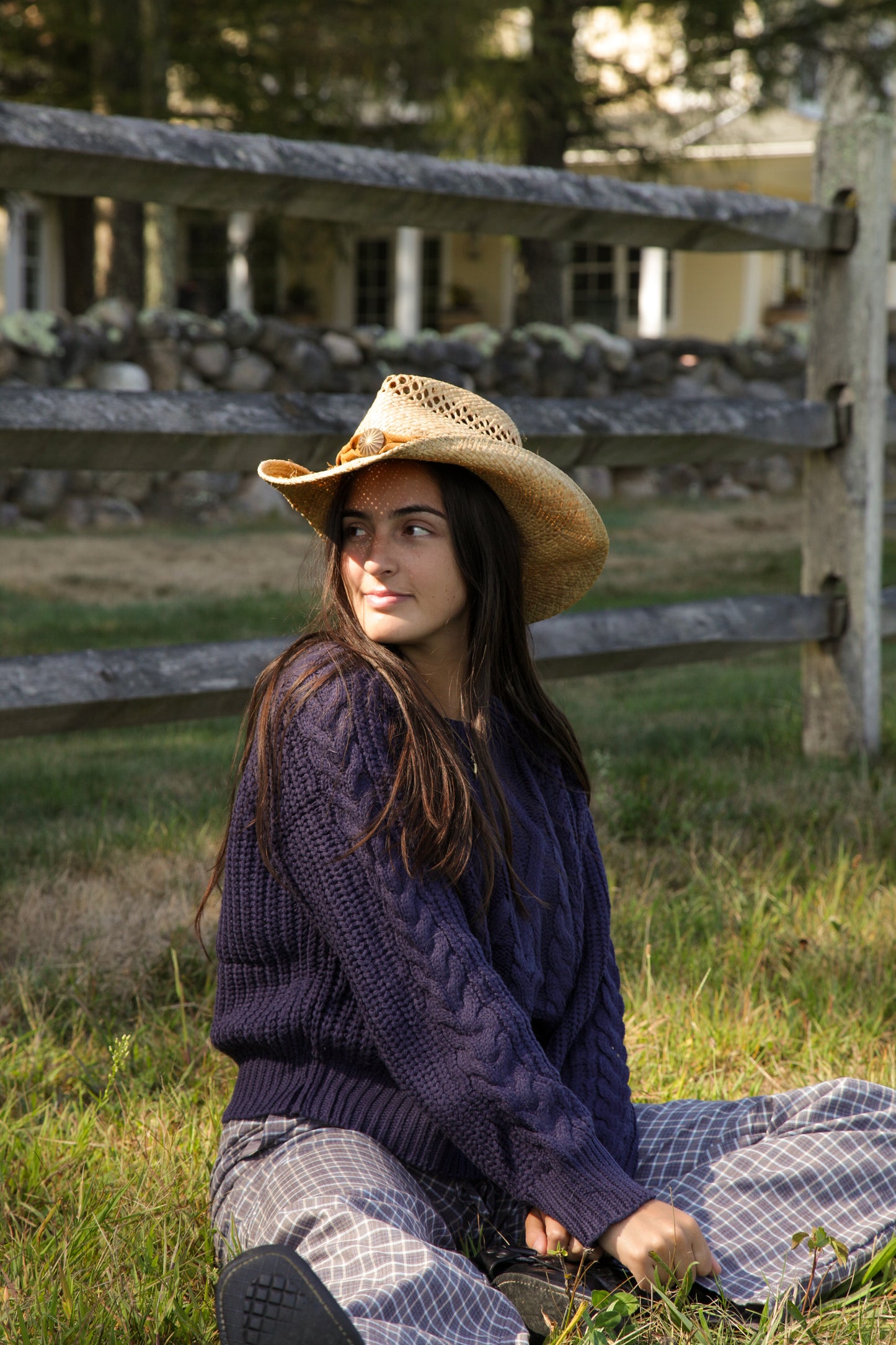 Cowboy Cropped Sweater