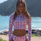 Postcards from Paradise Shorty Rash Guard