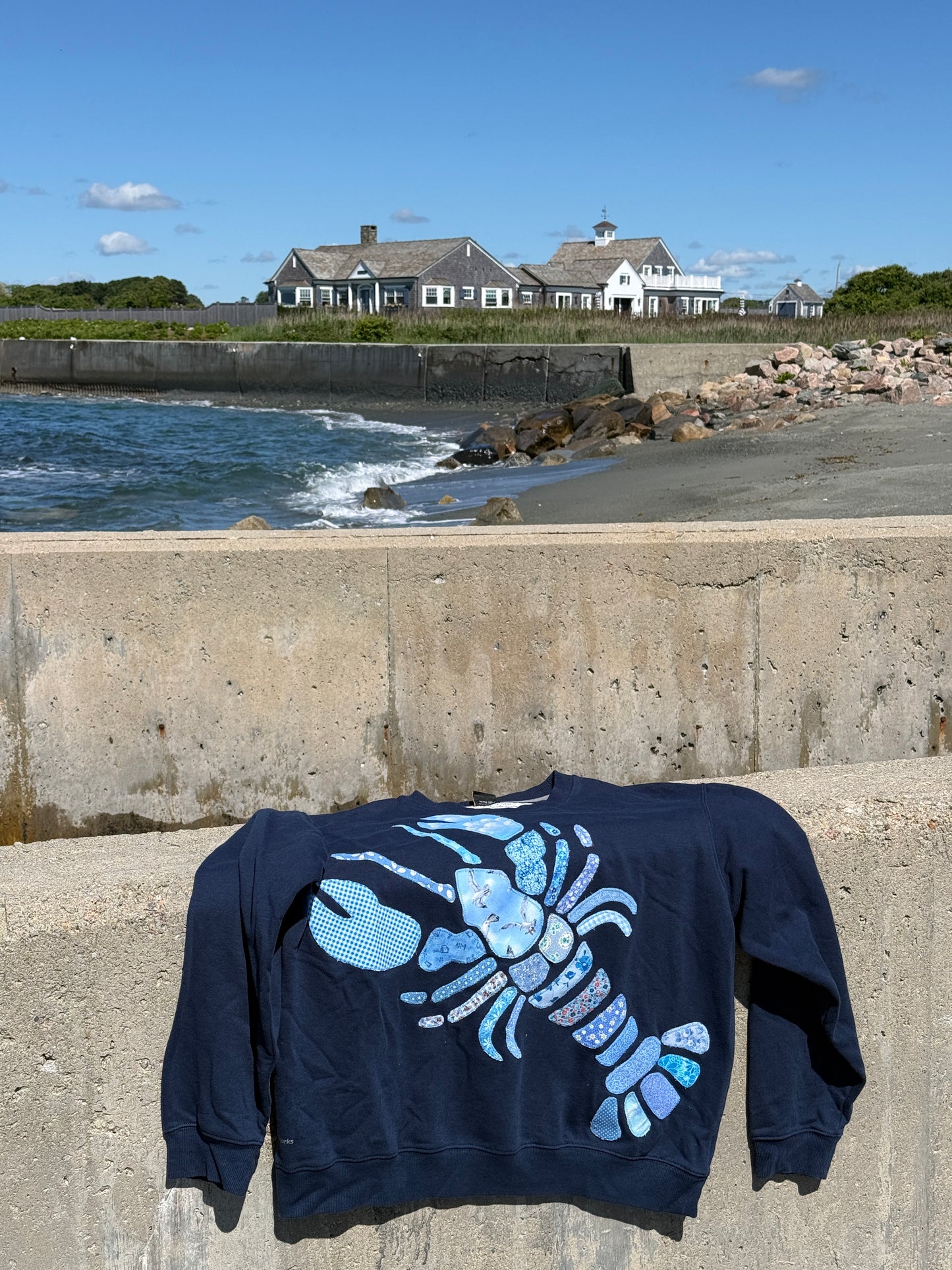 Blue Patchwork Lobster
