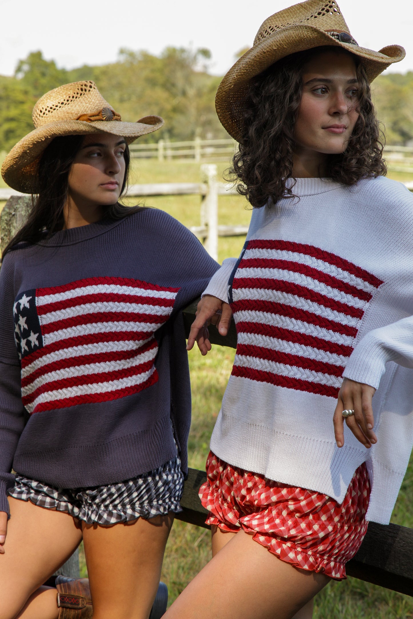 Freedom Flag Knit Sweater