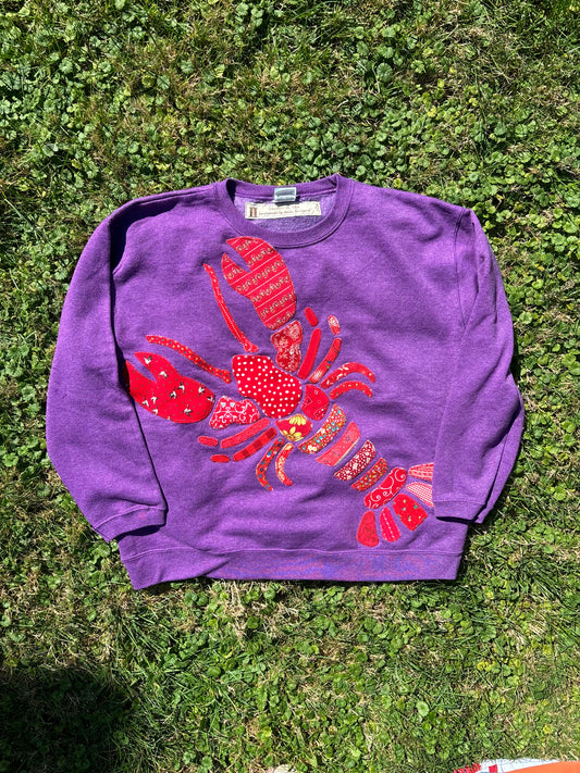 Red Patchwork Lobster Crew