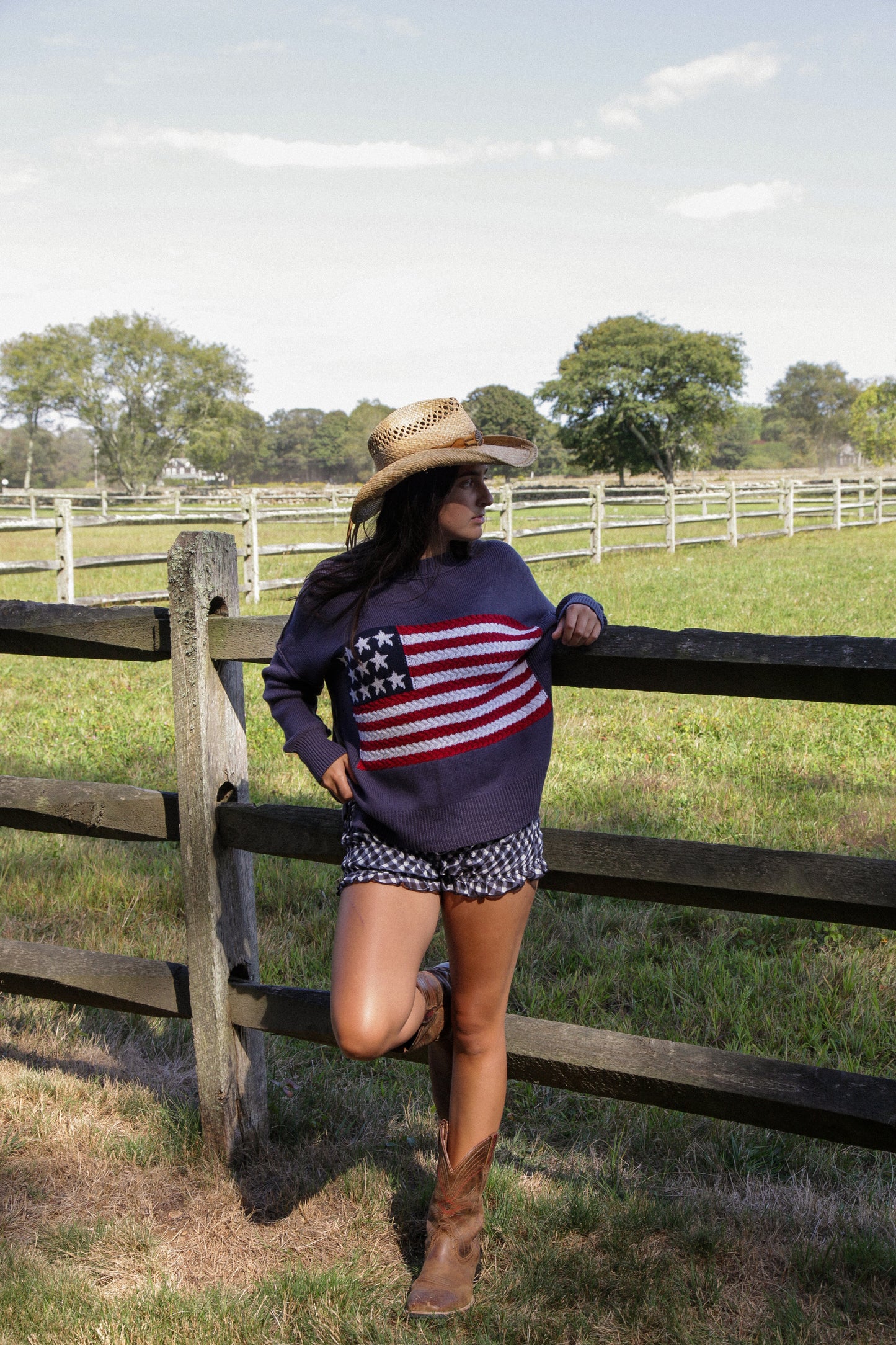 Freedom Flag Knit Sweater
