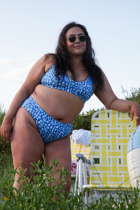Shark Week High Waisted Top