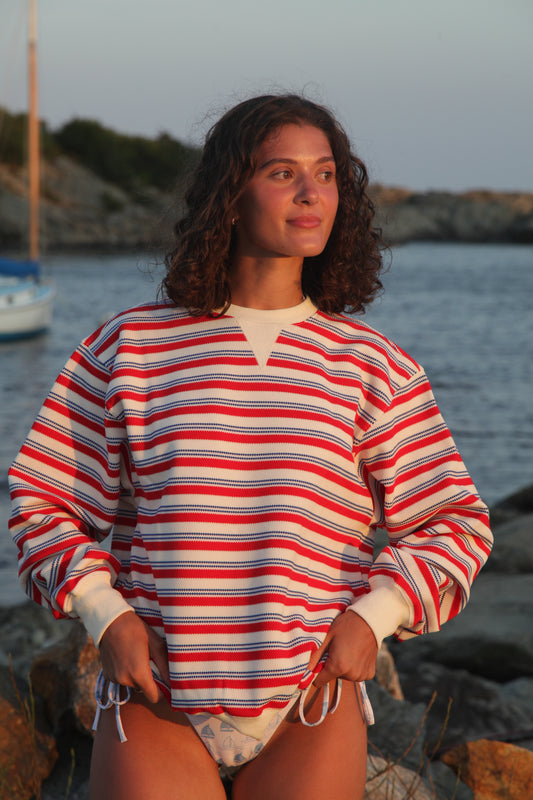 Retro Striped Long Sleeve