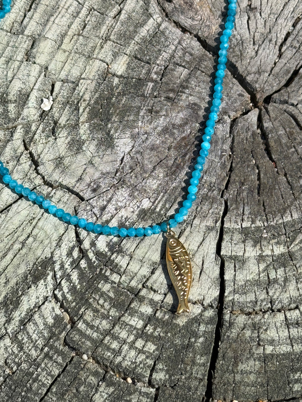 Gold Filled Fish Necklace