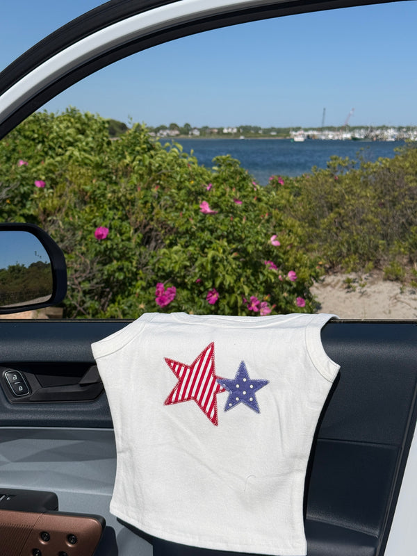 Stars and Stripes Patchwork Tank
