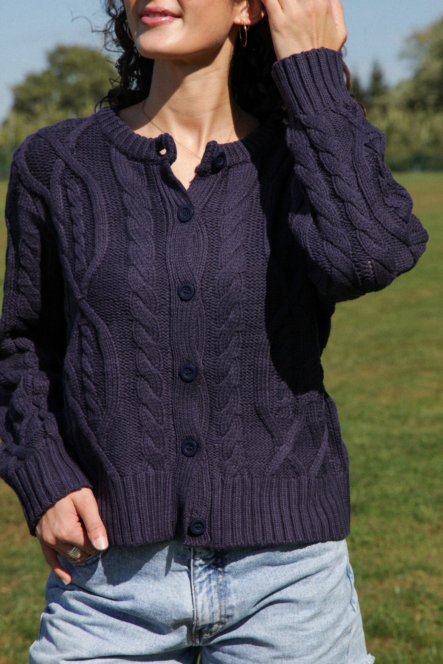 Rory Navy Cardigan
