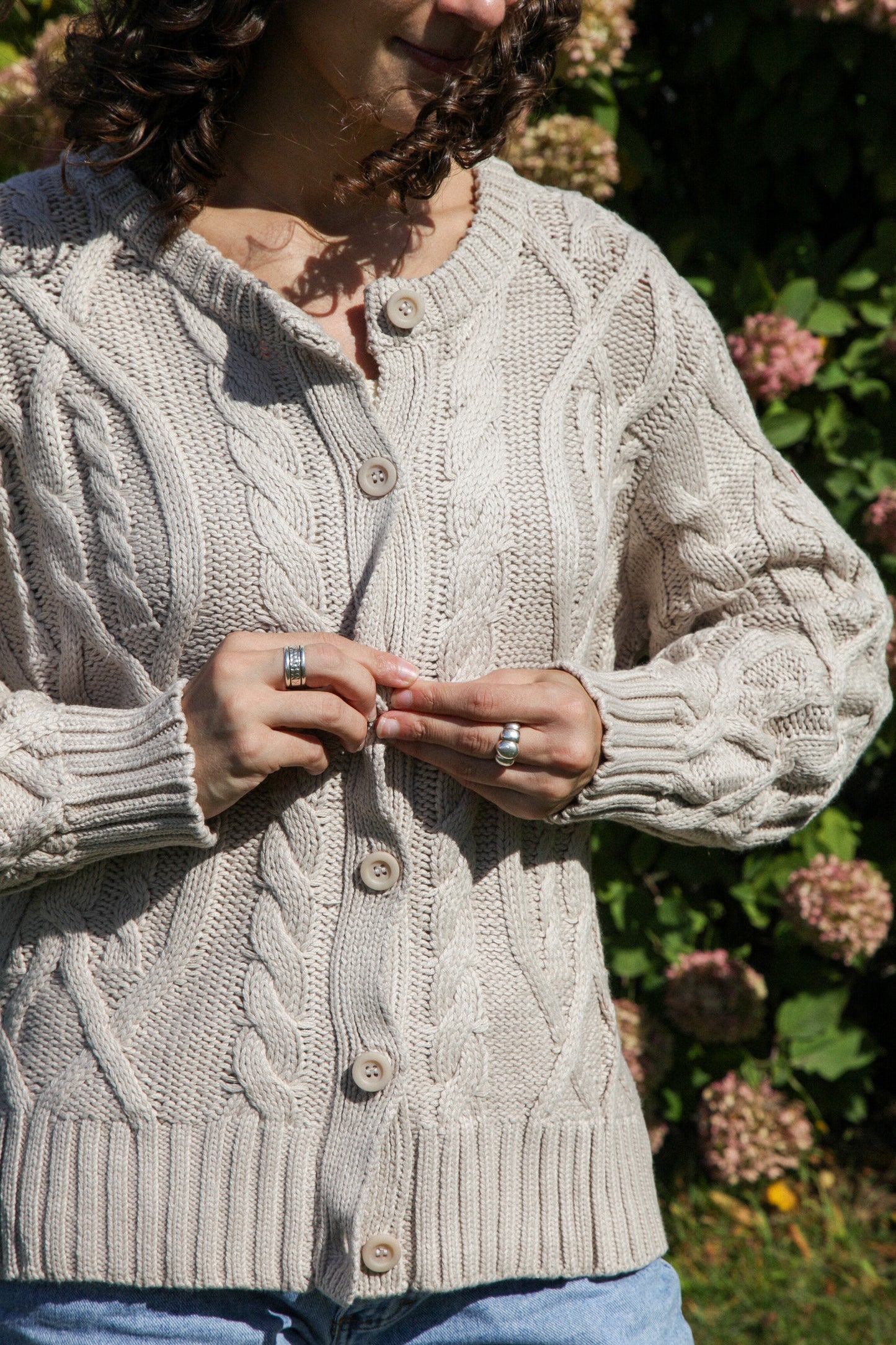 Rory Oatmeal Cardigan