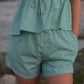 Poplin Striped Shorts