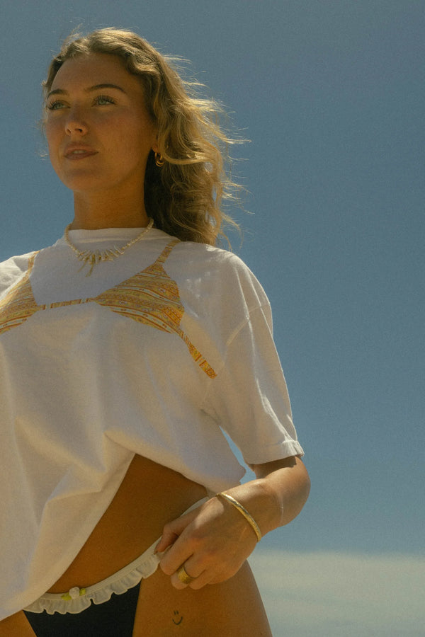 Sun-Kissed Santorini Kini Tee