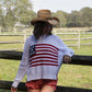 Freedom Flag Knit Sweater