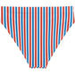Fourth of July Striped High Waisted Bottom