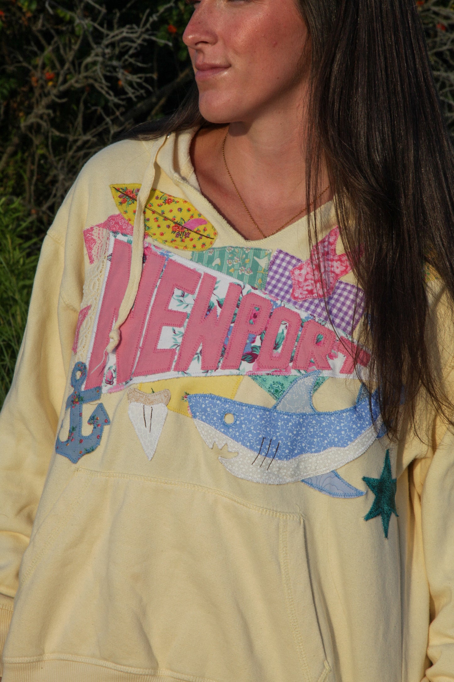 Limited Edition Newport Shark Pennant Hoodie