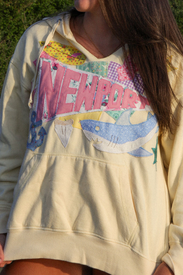 Limited Edition Newport Shark Pennant Hoodie