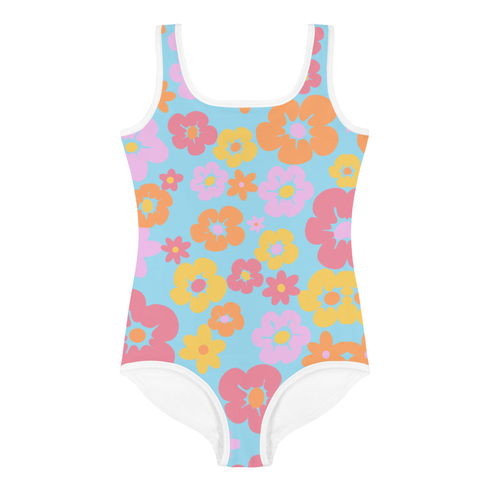 A Summers Daydream Kids One Piece Swim Suit