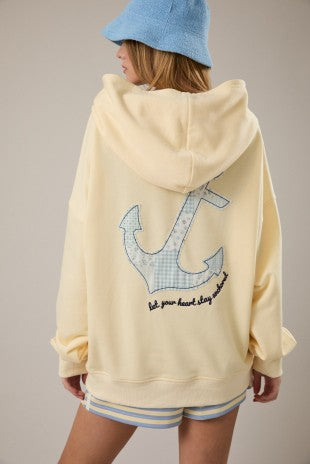 Anchor Patchwork Hoodie