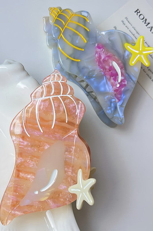 Conch Shell Hair Clip