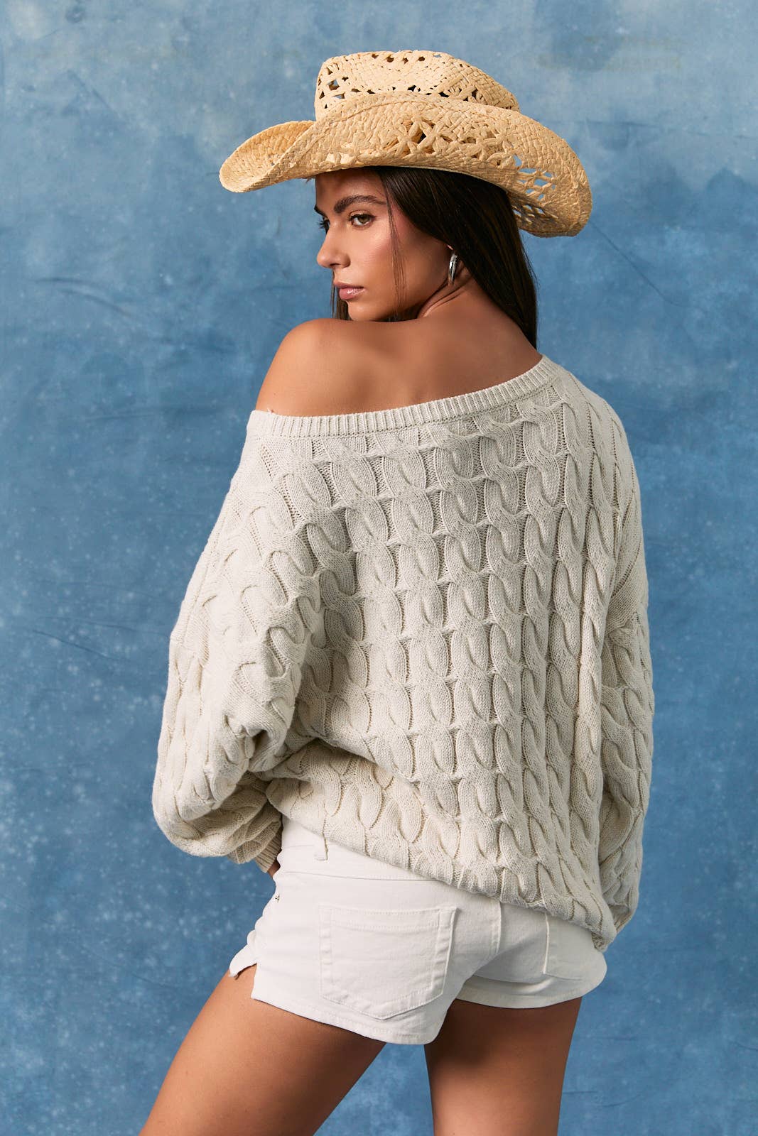 Cable Knit American Flag Sweater – Sunbent